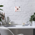 Ronin QR Code Metal Print: red and white RONIN QR code metal print on a wall
