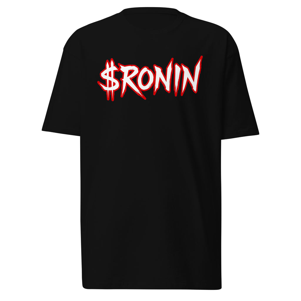 Sworn Brothers Ronin Tee, black front: white-and-red graffiti $RONIN on the chest