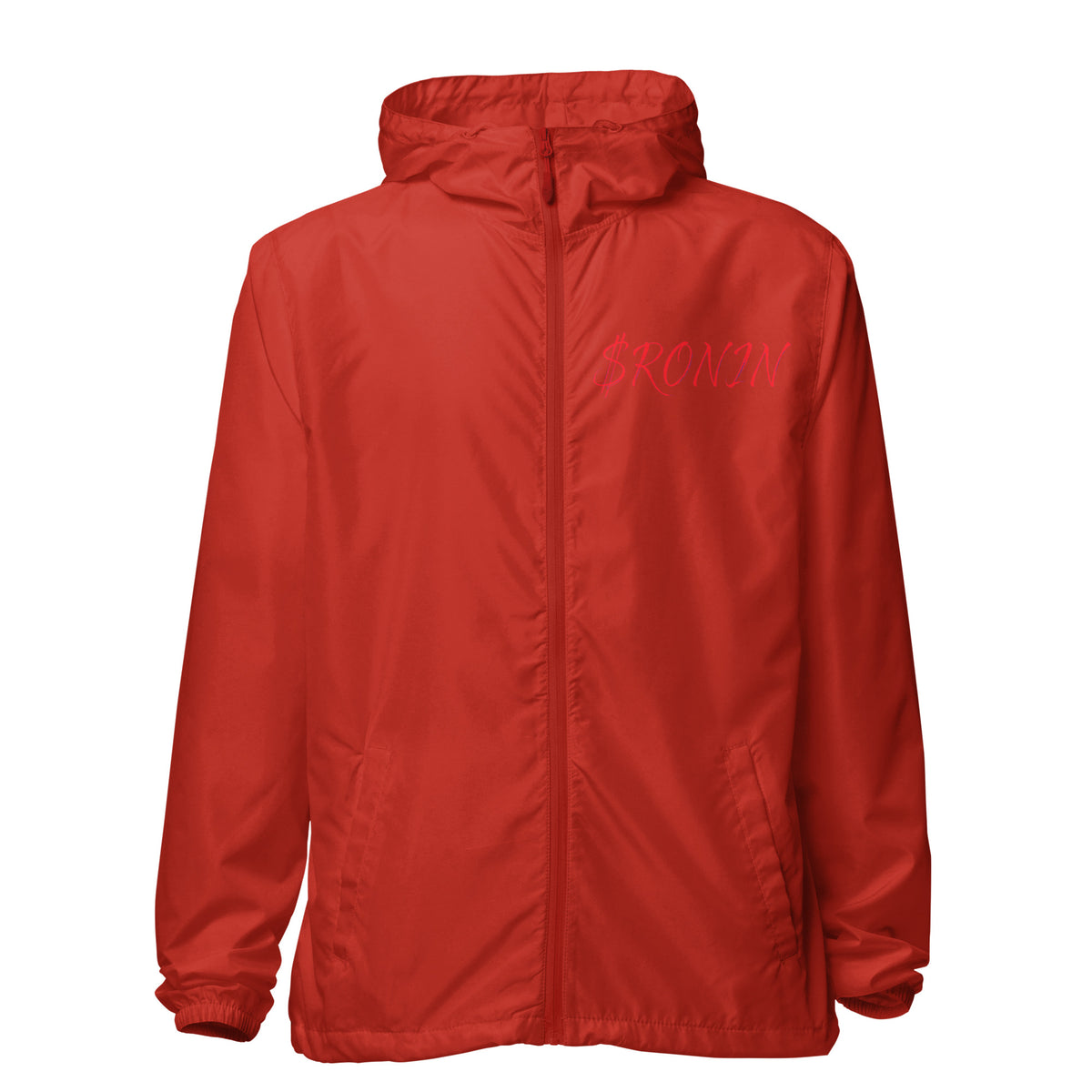 Kabuto Heart Ronin Clan Windbreaker, red front: red script $RONIN on the left chest